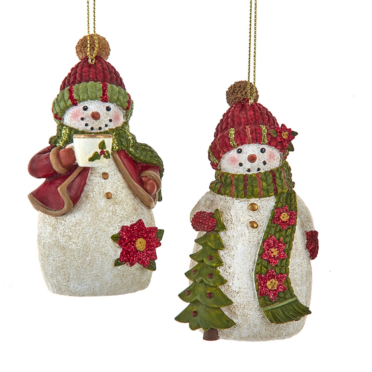 Snowman Cosy Winter Ornaments