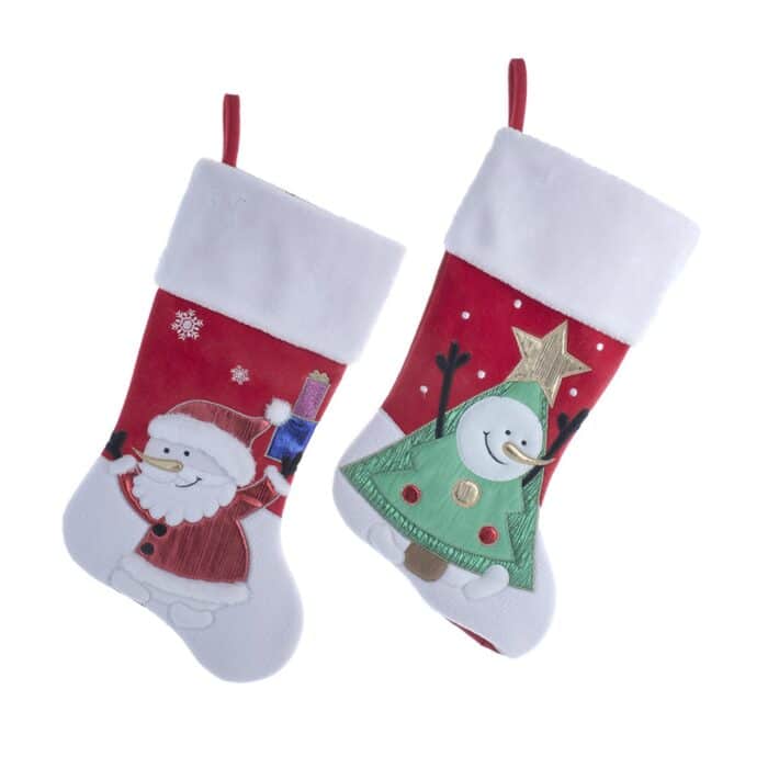 Snowman Santa or Tree Stockings