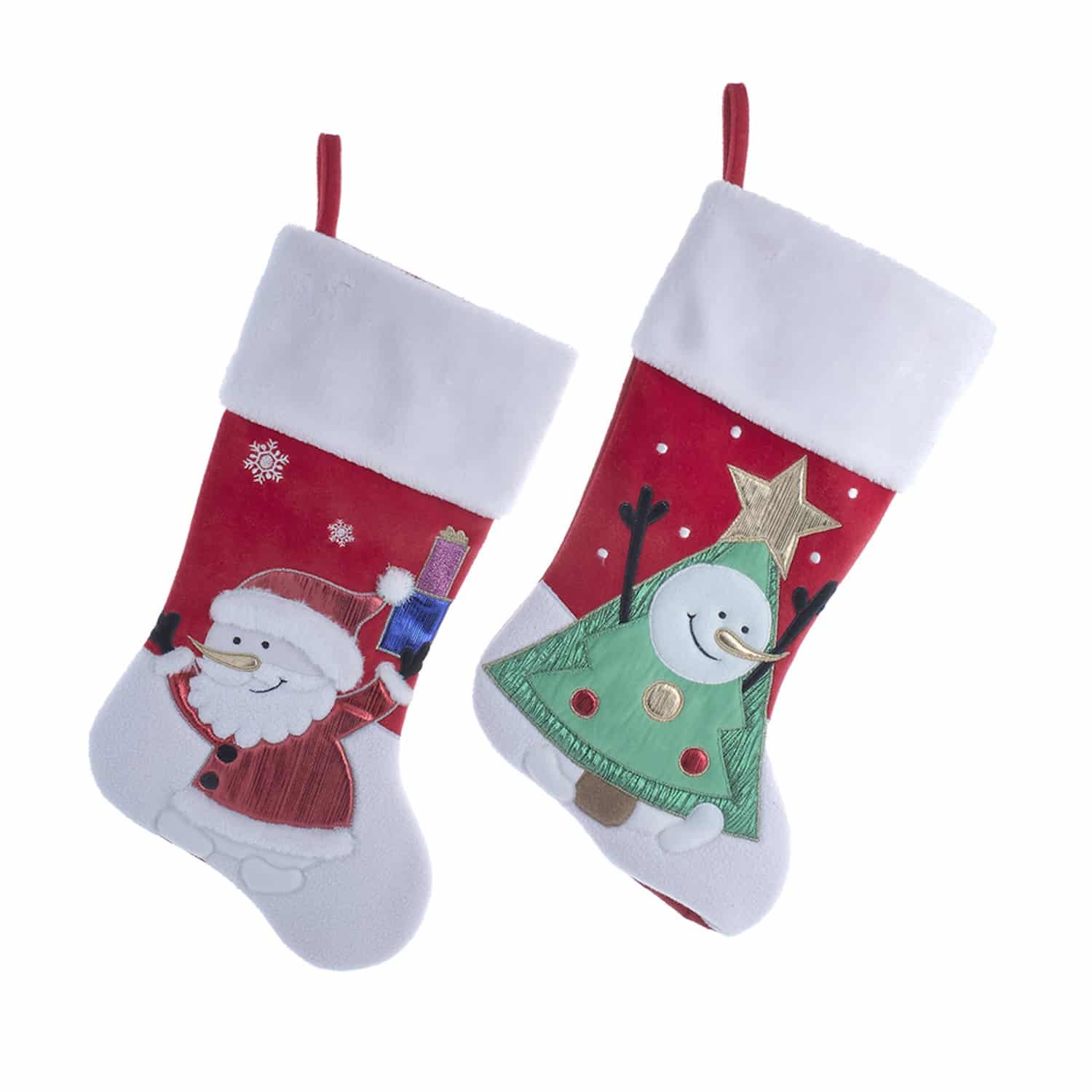 Snowman Santa or Tree Stockings