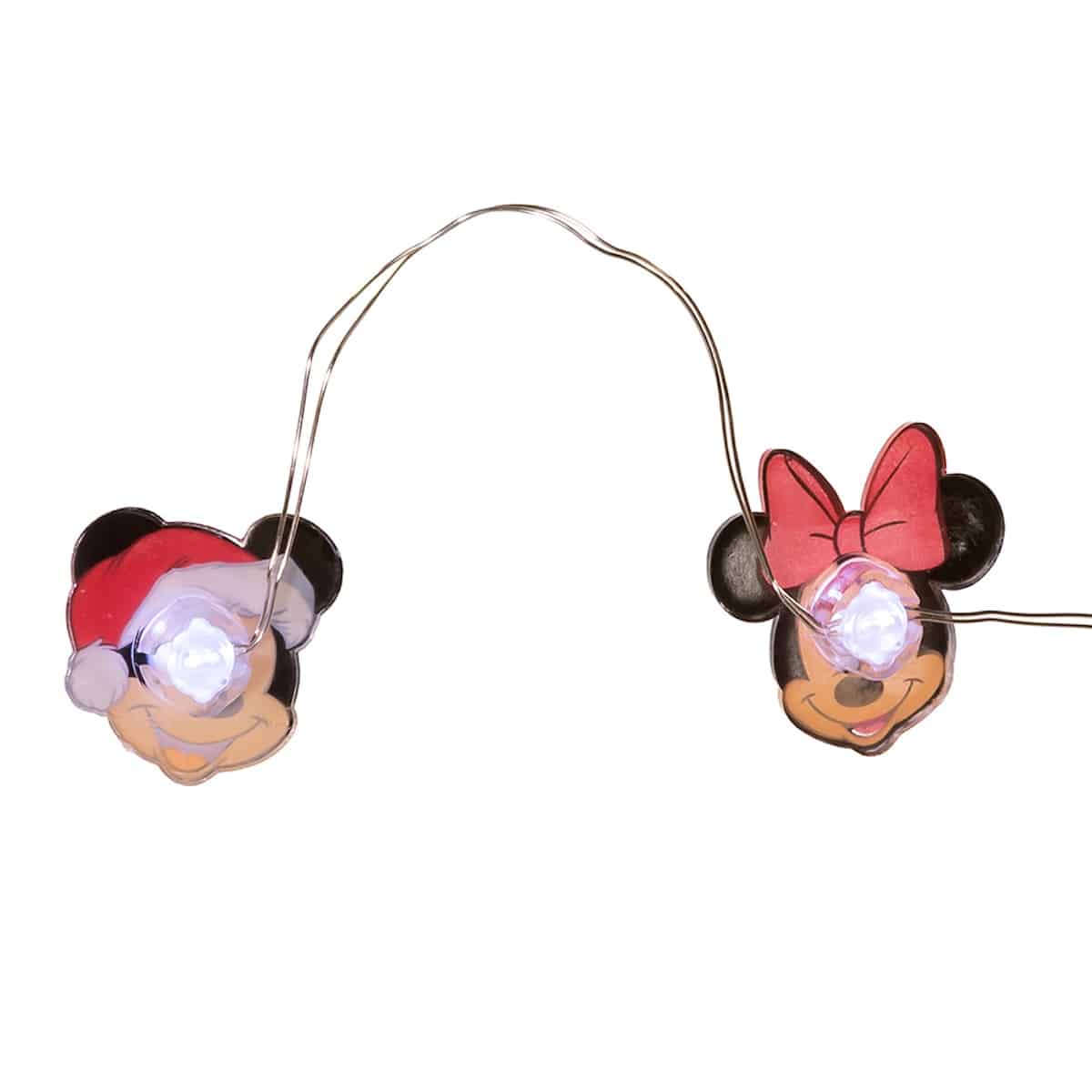 Disney© Mickey and Minnie Led Fairy Light Set Back