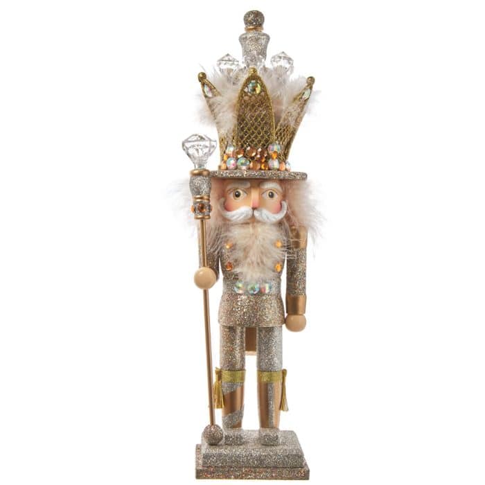 Platinum and Gold Glittered Hollywood Nutcrackers™