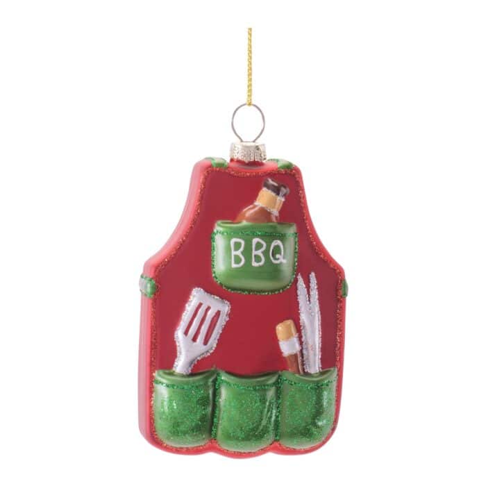 Bbq Essentials Apron Ornament