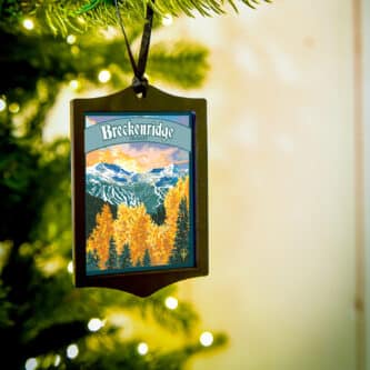 Breckenridge Colorado Ornament By Julie Leidel