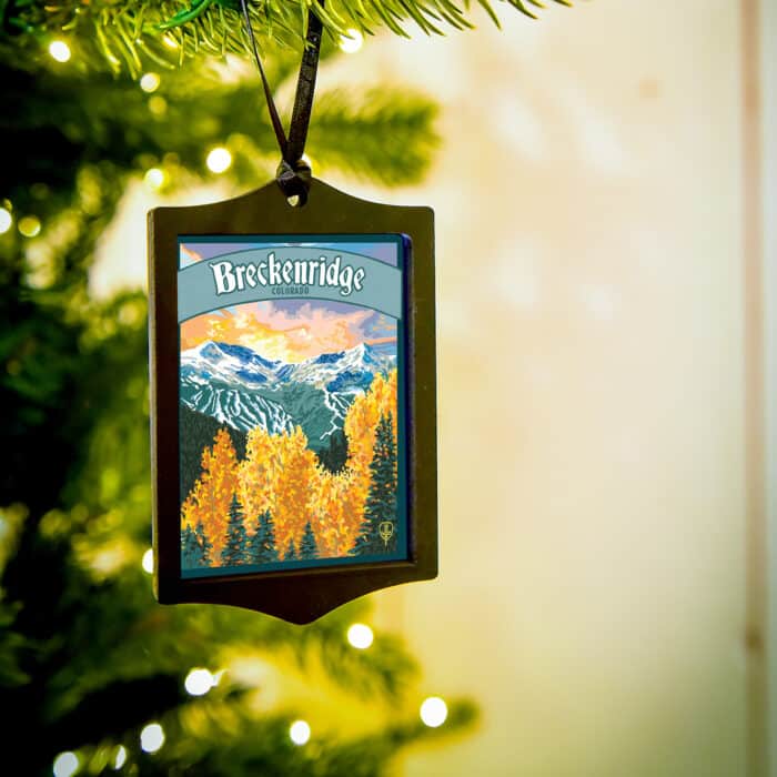 Breckenridge Colorado Ornament by Julie Leidel
