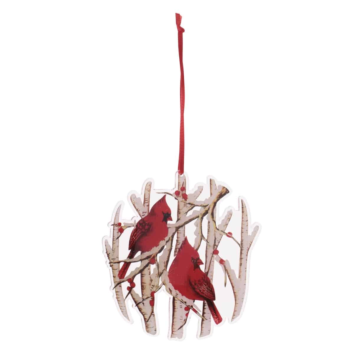 Cardinal Birch Tree Ornament String