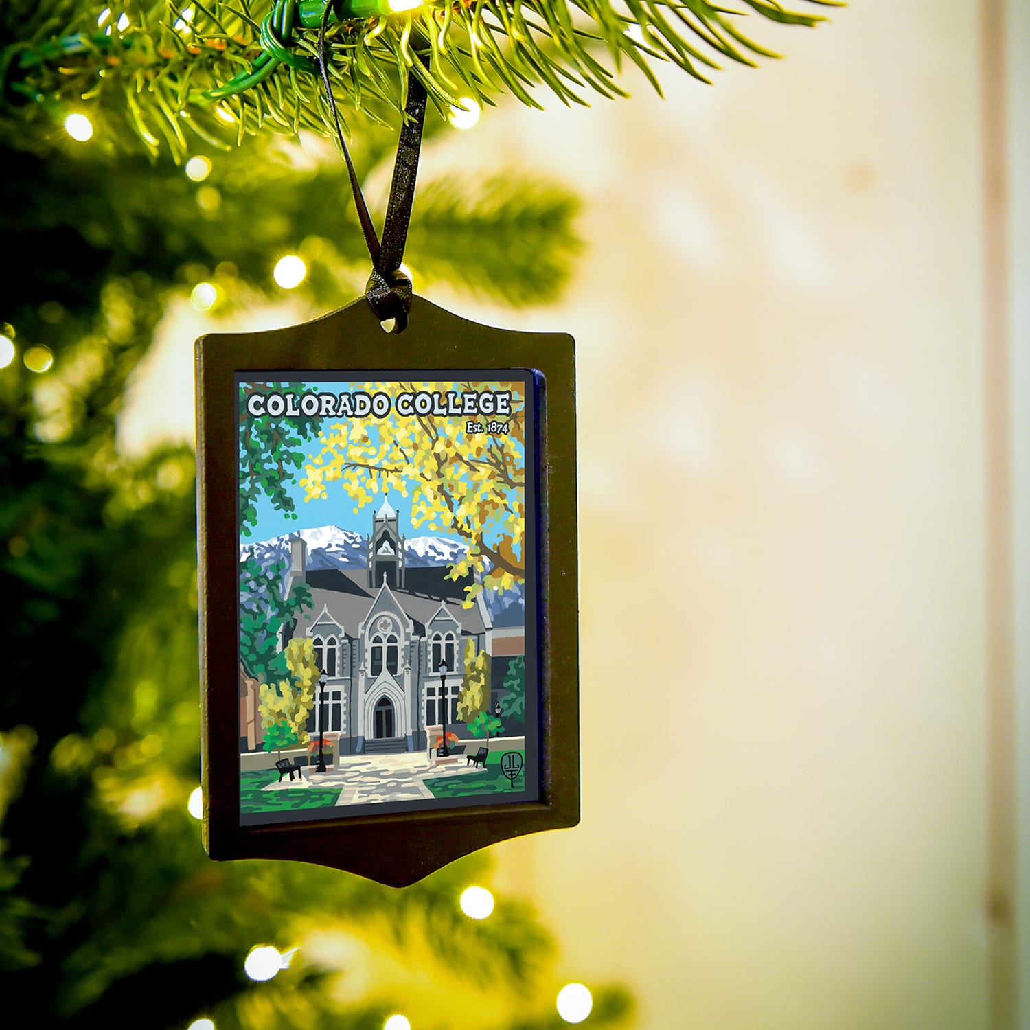 Colorado University or College Ornaments by Julie Leidel Cc
