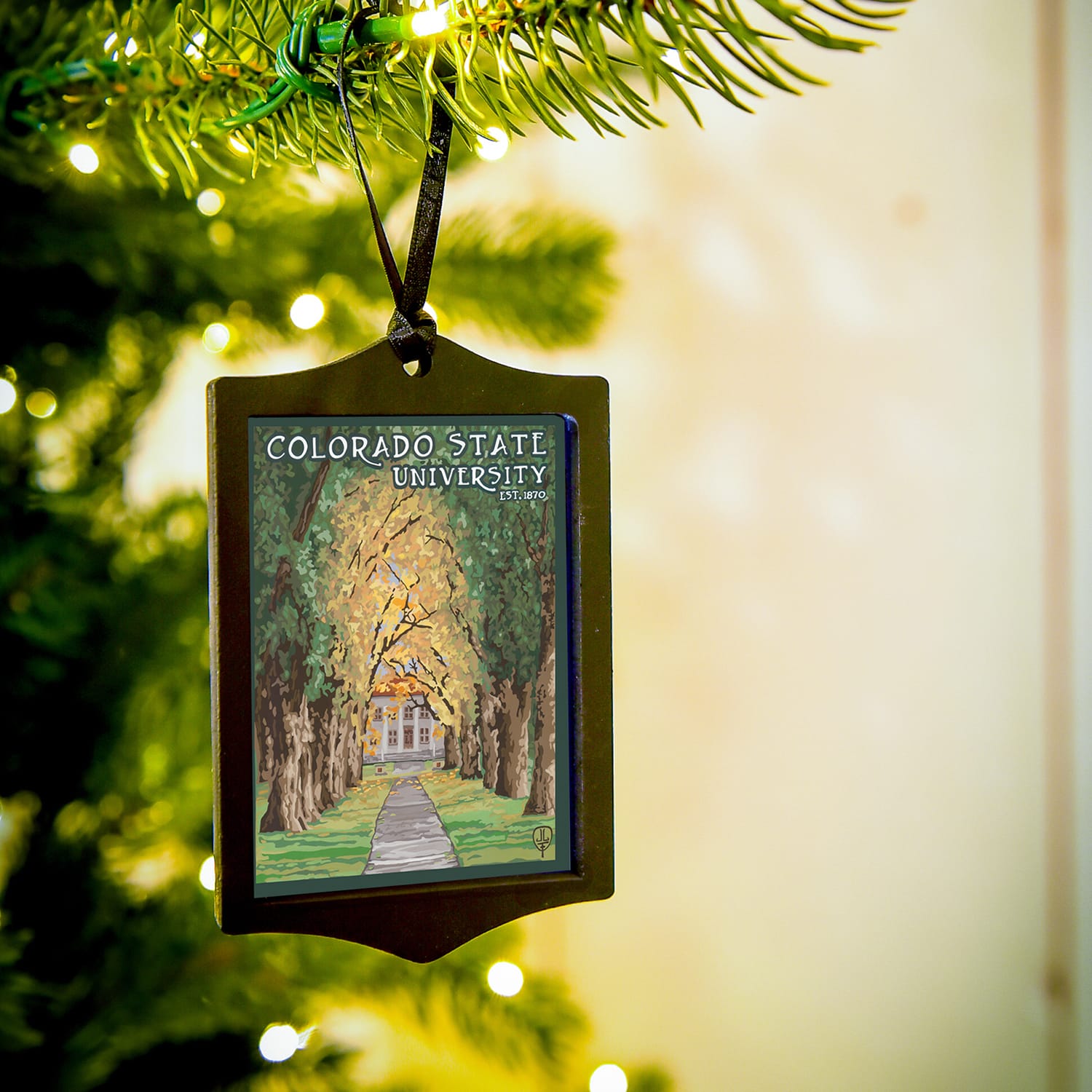 Colorado University or College Ornaments by Julie Leidel Csu