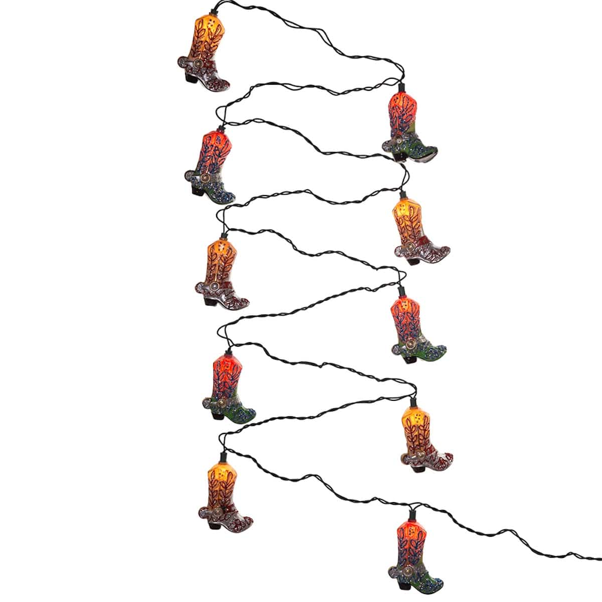 Cowboy Boots with Glitter Light Set Full Set