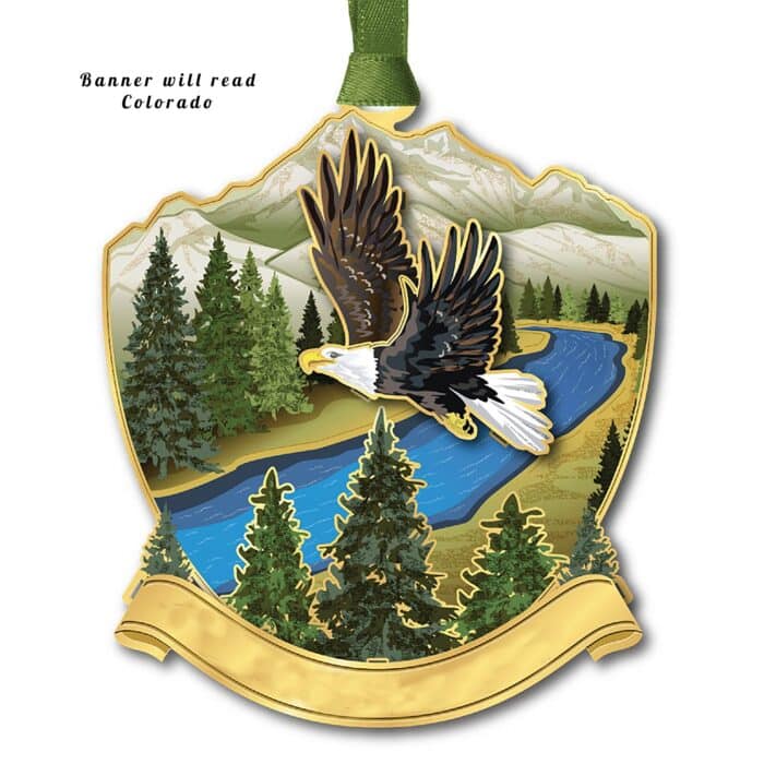Eagle in Flight Ornament