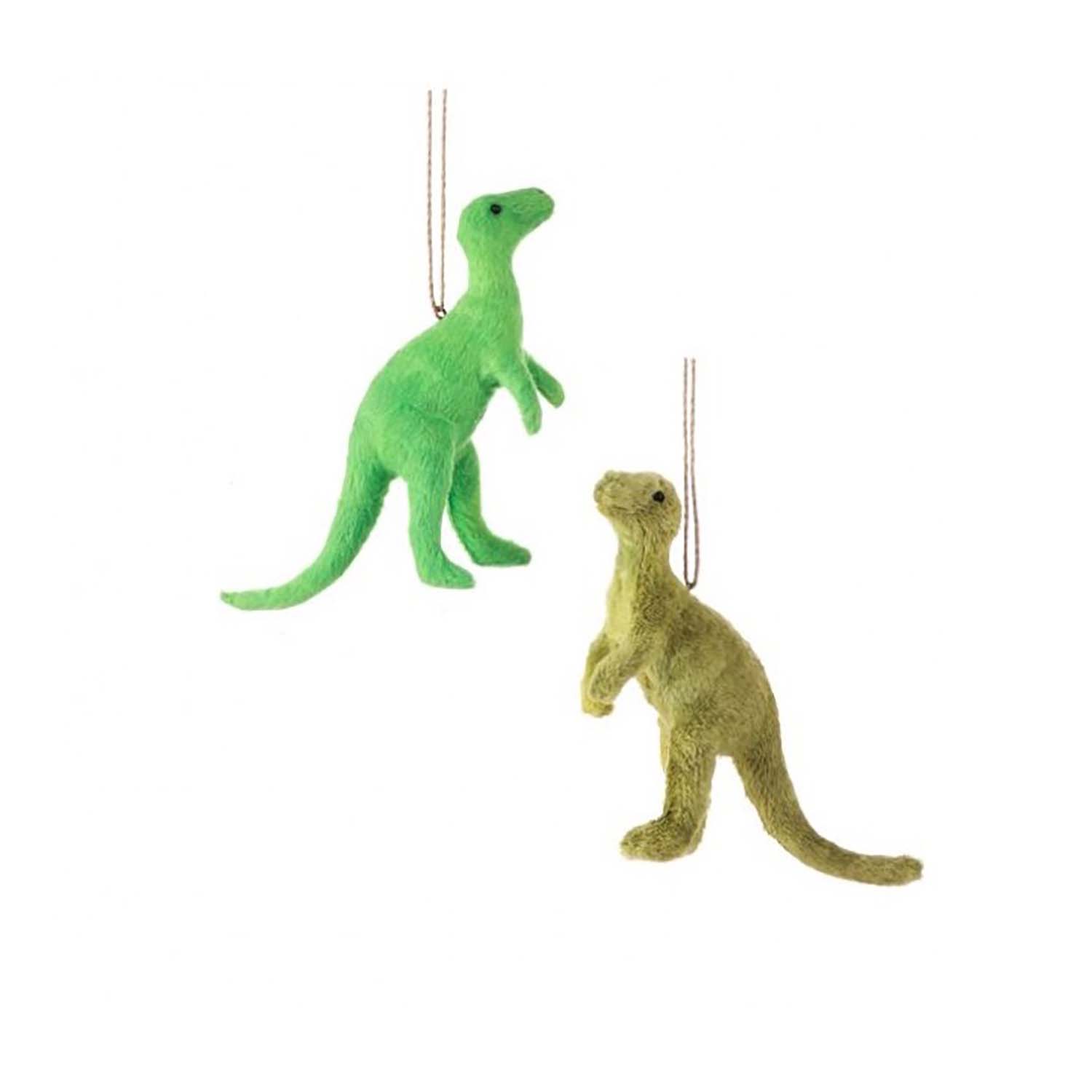 Faux Fur Dinosaur Ornament