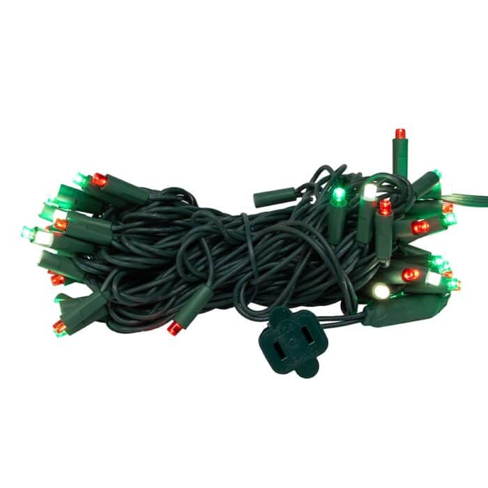 Frosted Red Green Pure White 5mm Led Lights Bundle