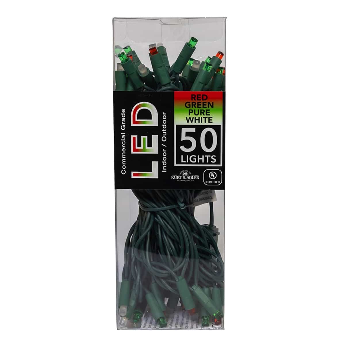 Frosted Red Green Pure White 5mm Led Lights Package