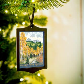 Golden Gate Canyon State Park Colorado Ornament By Julie Leidel