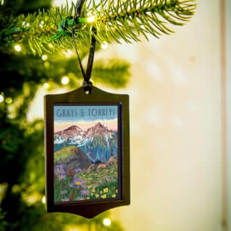 Grays Torreys Colorado Ornament By Julie Leidel