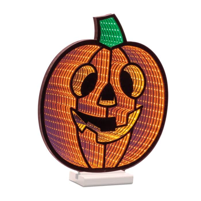 Halloween Jack O Lantern Infinity Lit Decor
