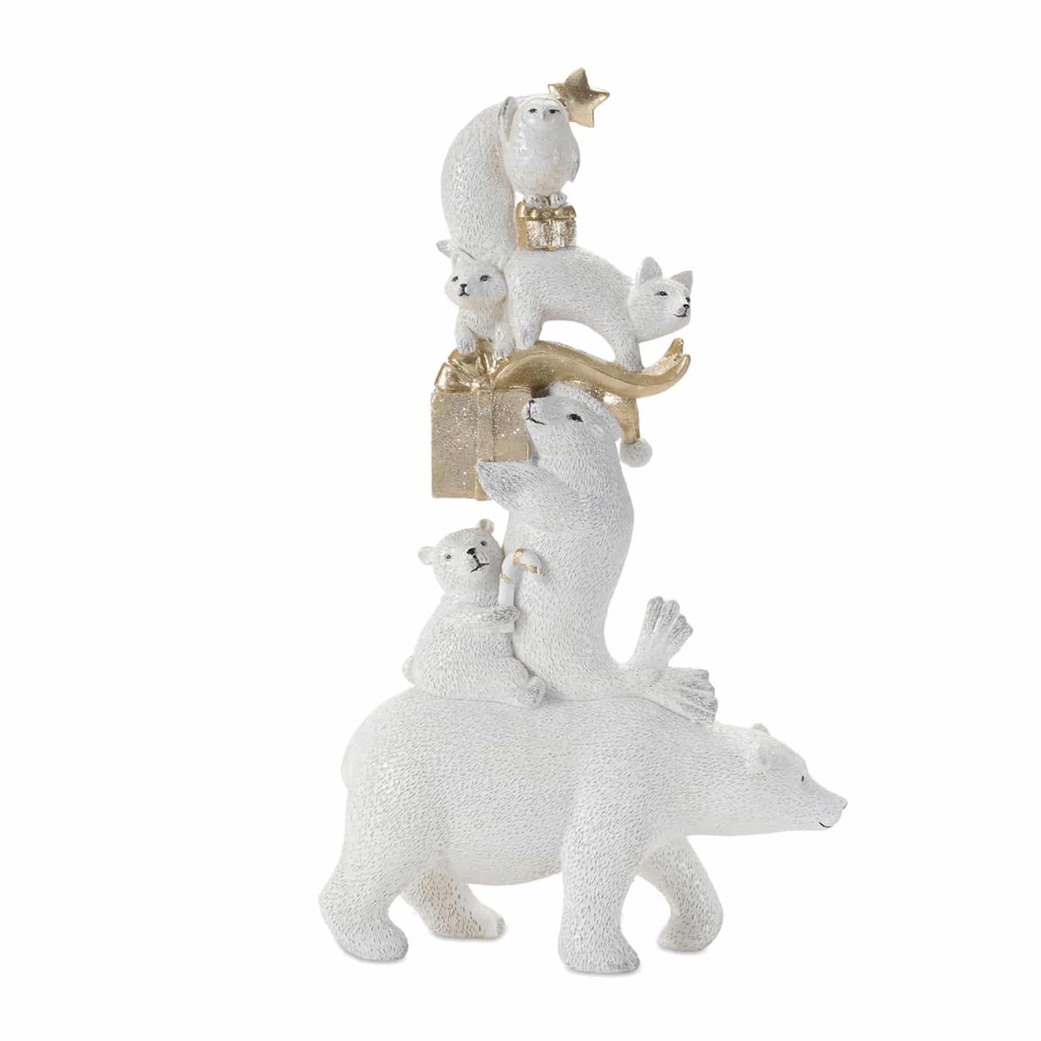 Hitching a Polar Ride Figurine
