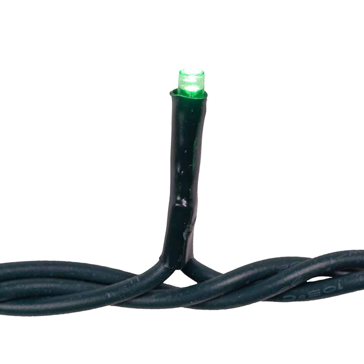 Jingle Bright Led Light Set Four Colors Green Close Up