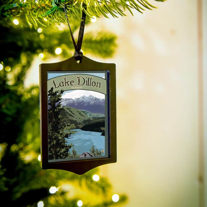 Lake Dillon Colorado Ornament by Julie Leidel