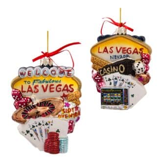 Las Vegas Gambling Ornament