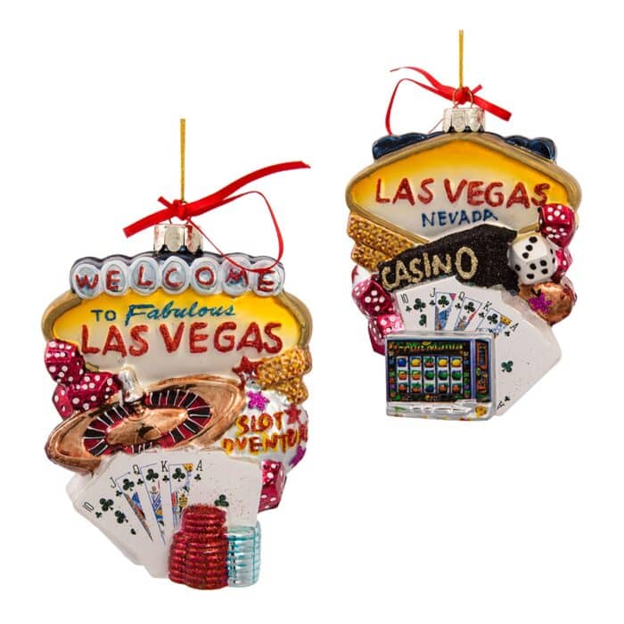 Las Vegas Gambling Ornament