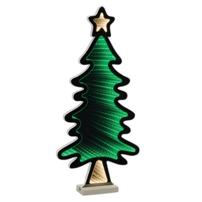 Modern Christmas Tree Infinity Lit Decor