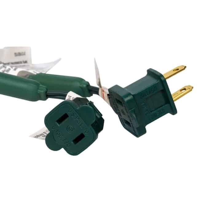 Red and Pure White 5mm Led Lights Plug