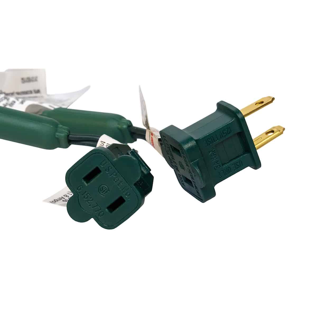 Red and Pure White 5mm Led Lights Plug