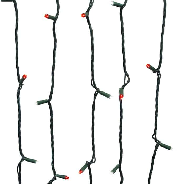 Red and Pure White 5mm Led Lights Strand