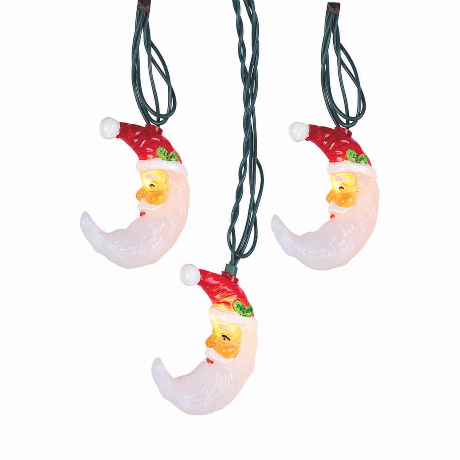 Santa Moon Face Light Set