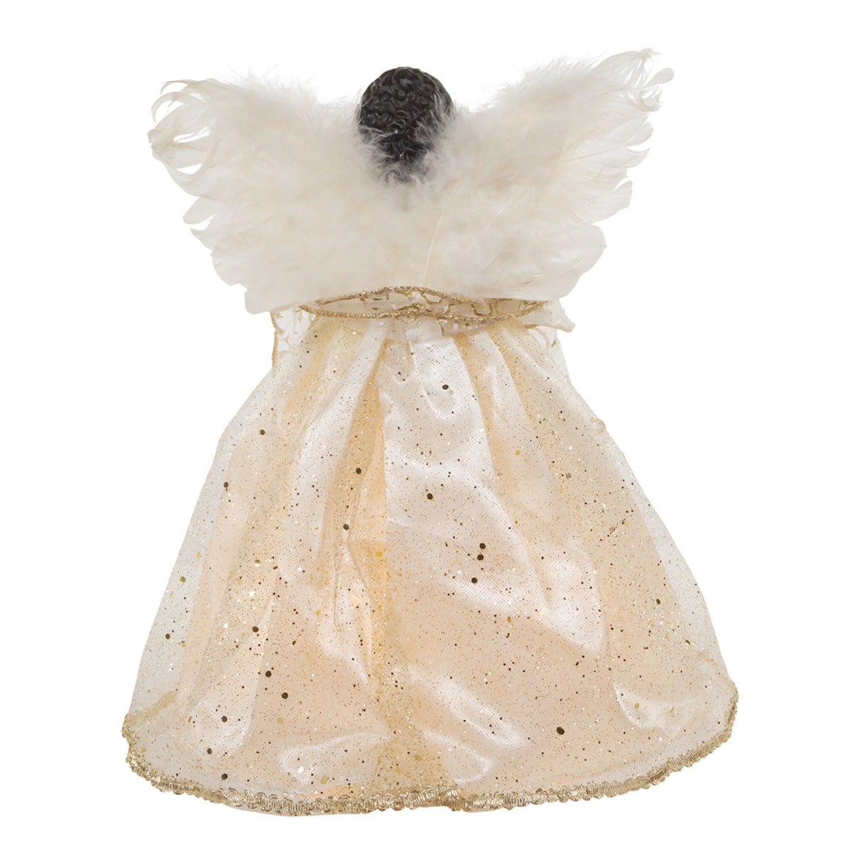 Sparkle Gown Angel Tree Topper Back