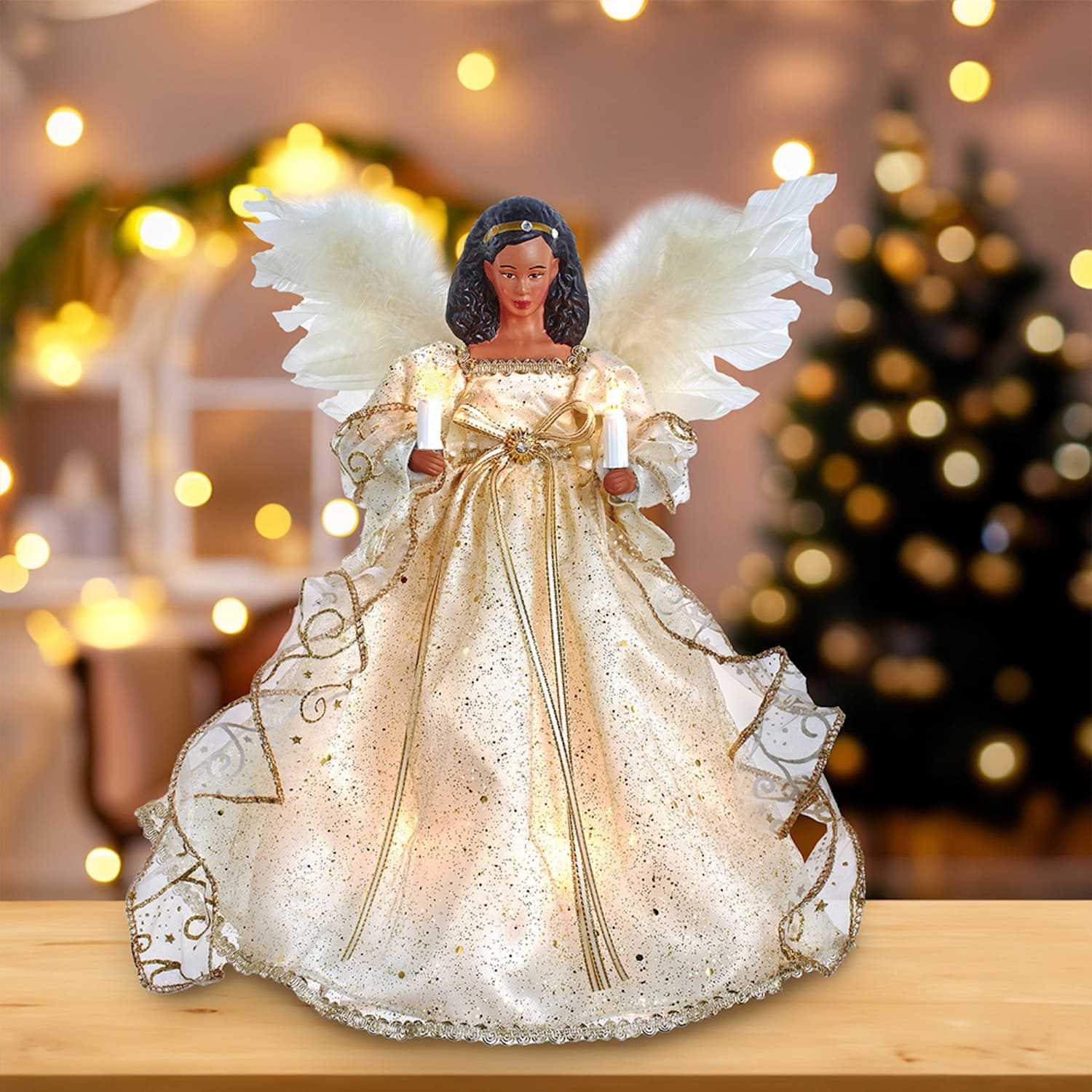 Sparkle Gown Angel Tree Topper