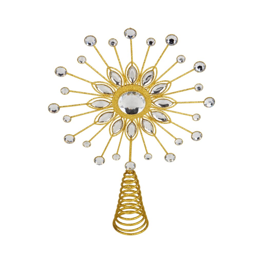 Starburst with Clear Gems Treetop