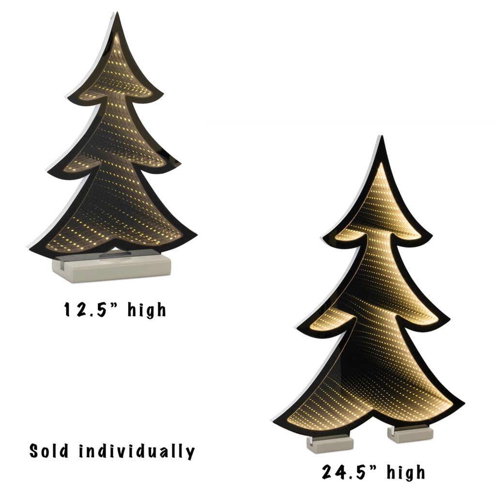 Three Tier Pine Tree Infinity Lit Decor