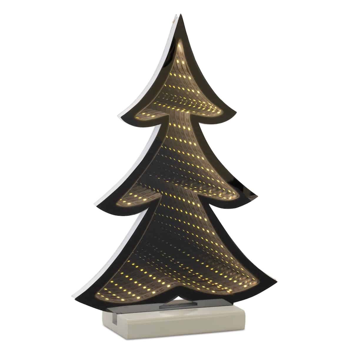 Three Tier Pine Tree Infinity Lit Decor Lg