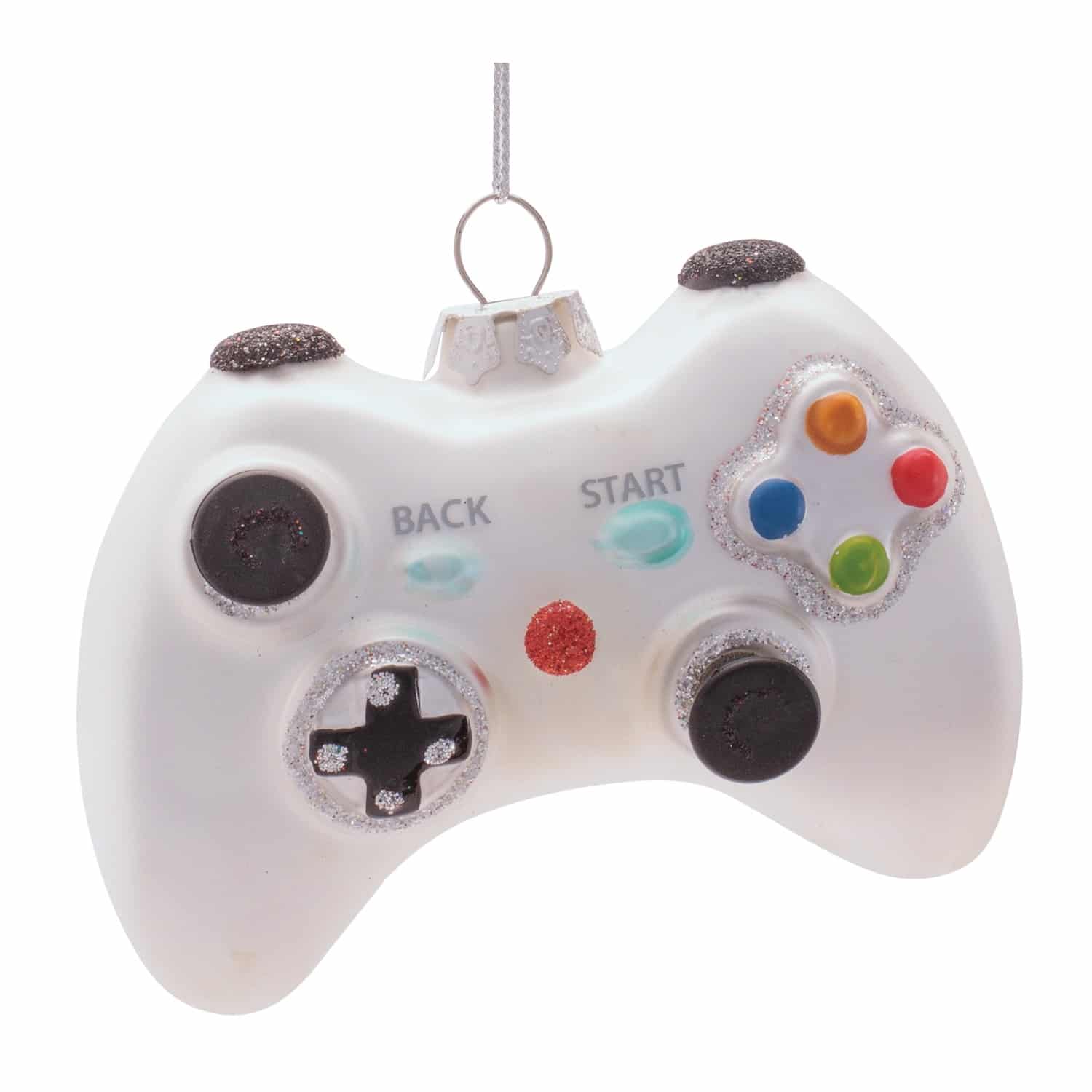 White Game Controller Ornament