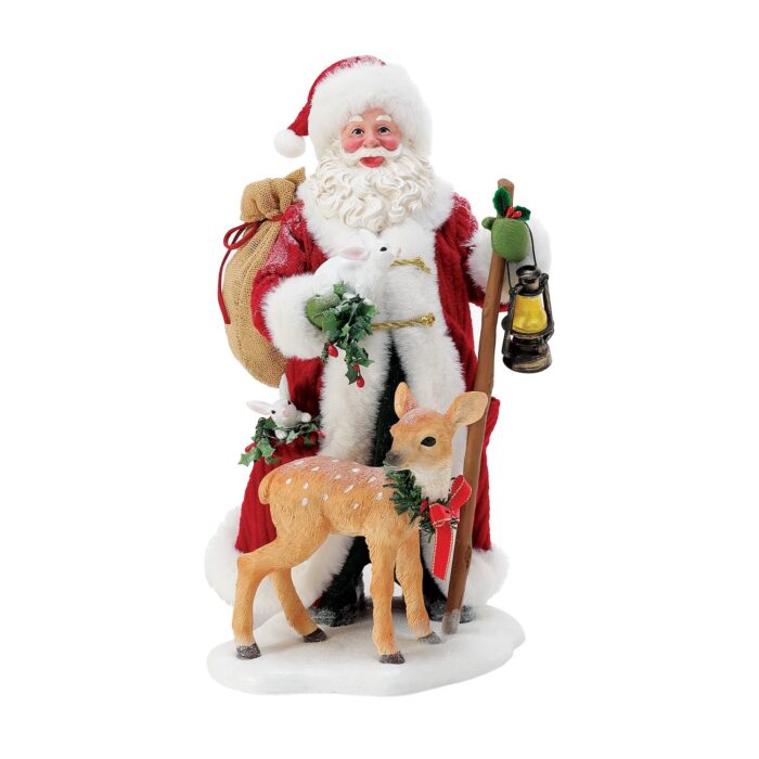 Christmas Critters Santa Figurine
