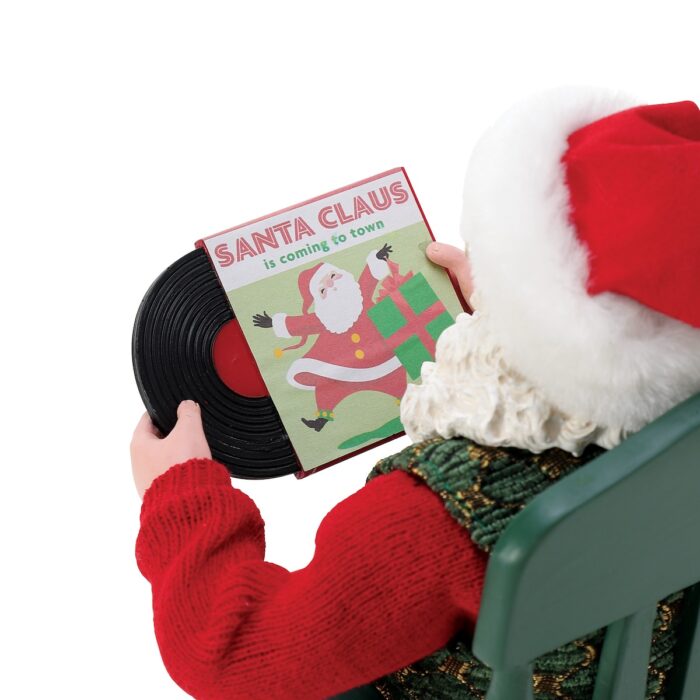 Christmas Grooves Santa Figurine Top
