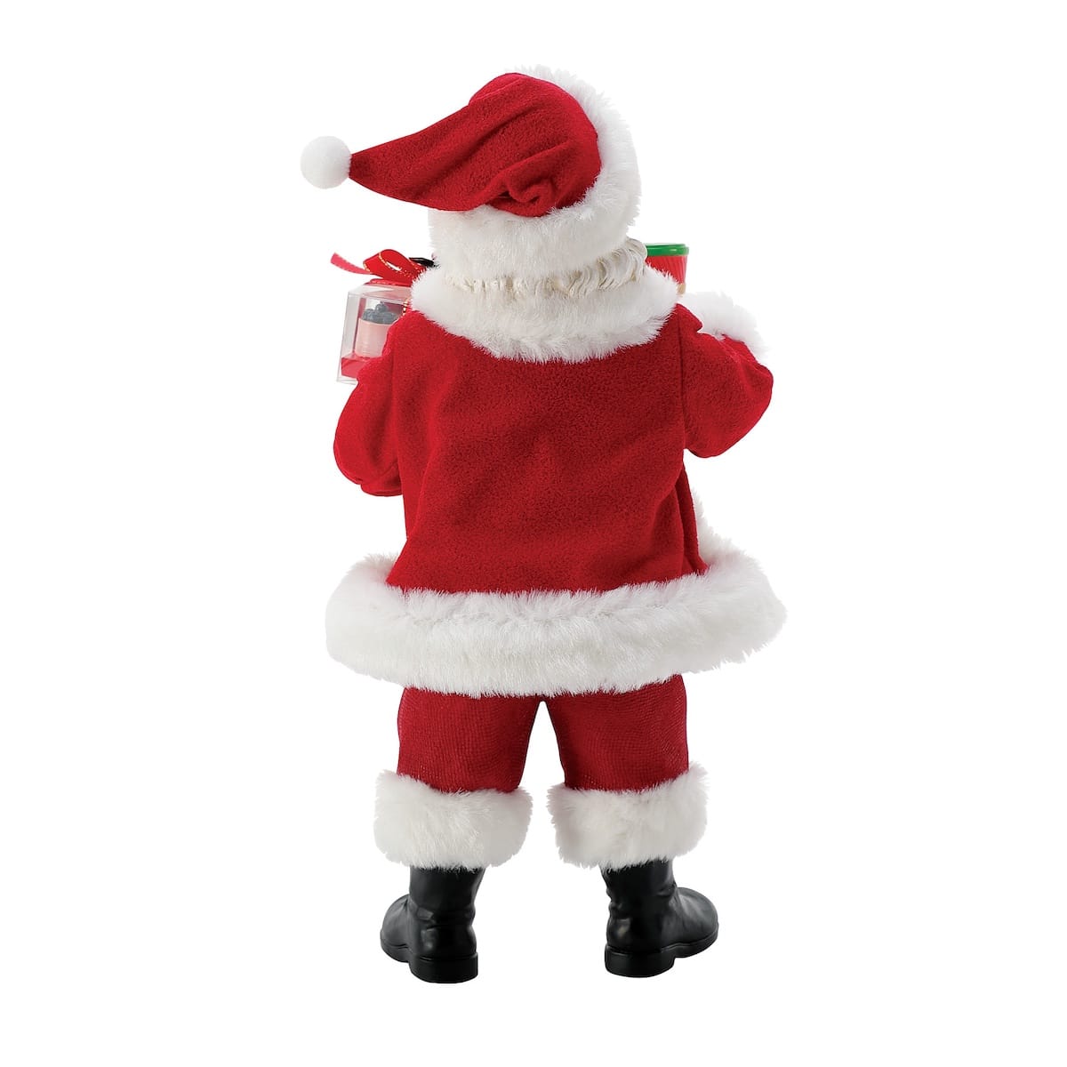 Coffee Break Santa Figurine Back