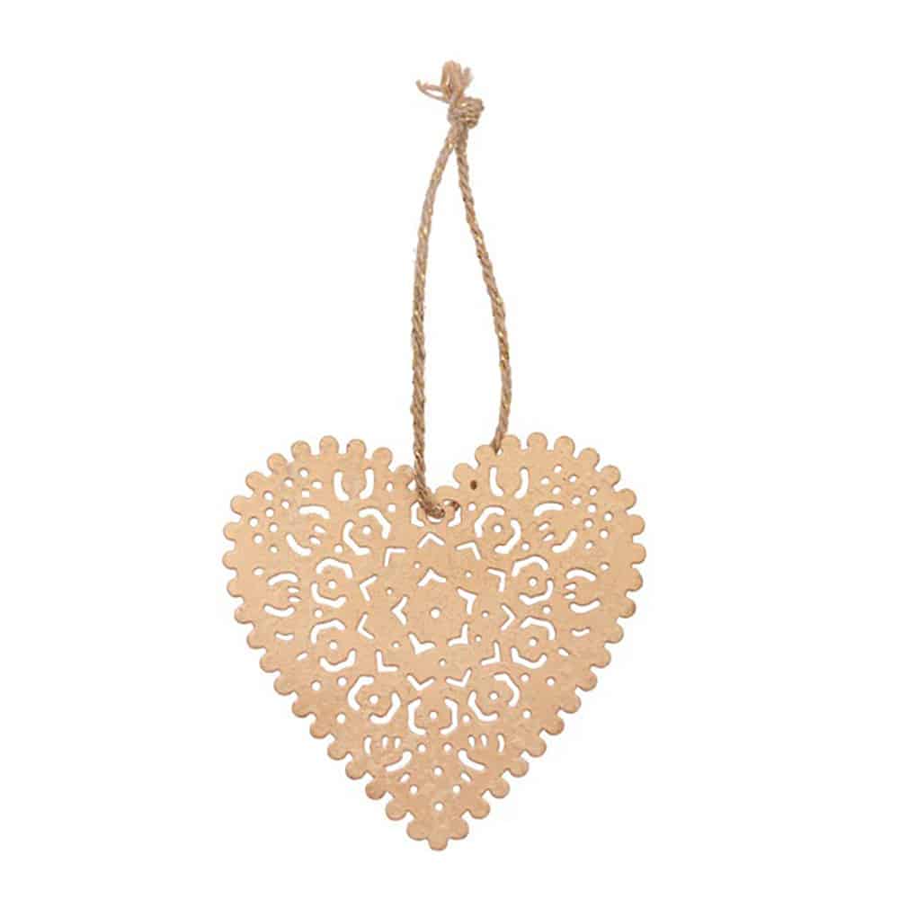 Design Gold Heart Ornament