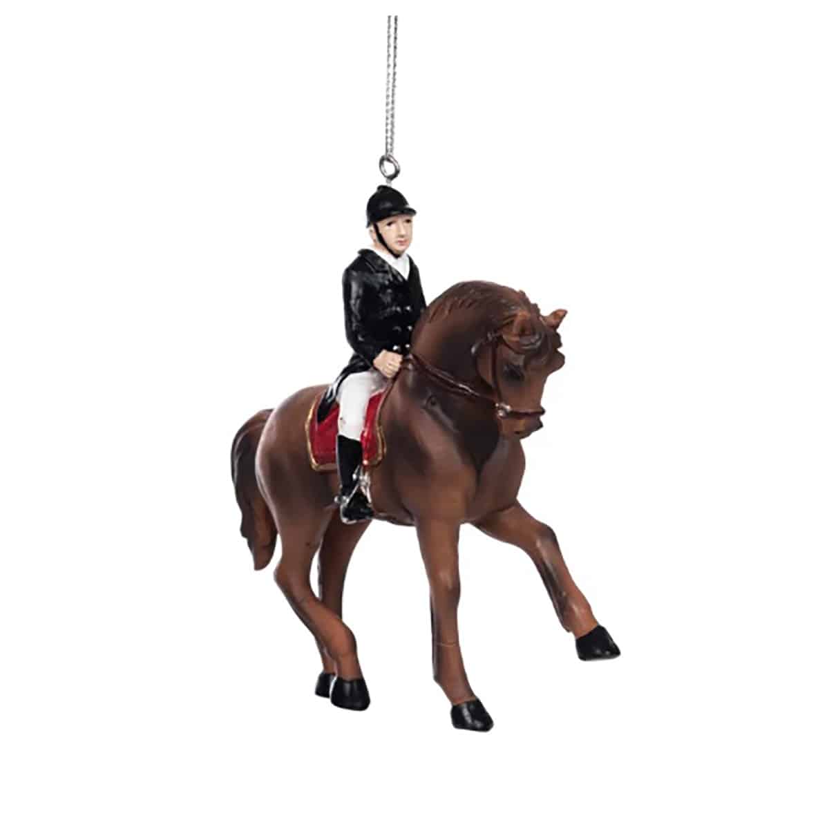 English Horse Rider Ornament