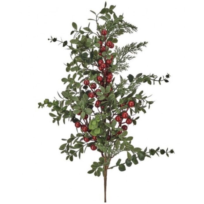 Eucalyptus Pine and Berry Greenery Spray