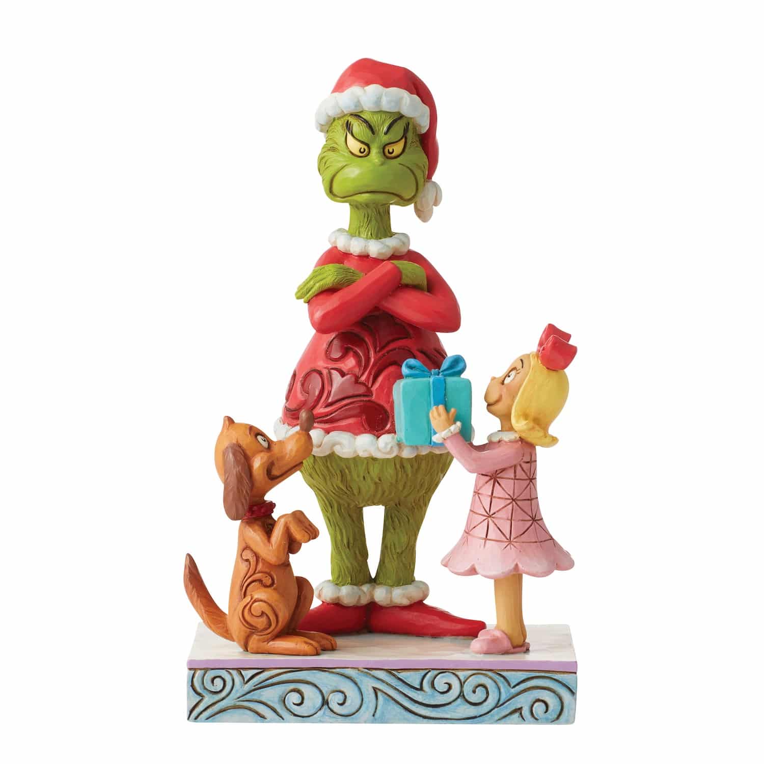 Grinch Gift Giving Cindy and Max by Jim Shore