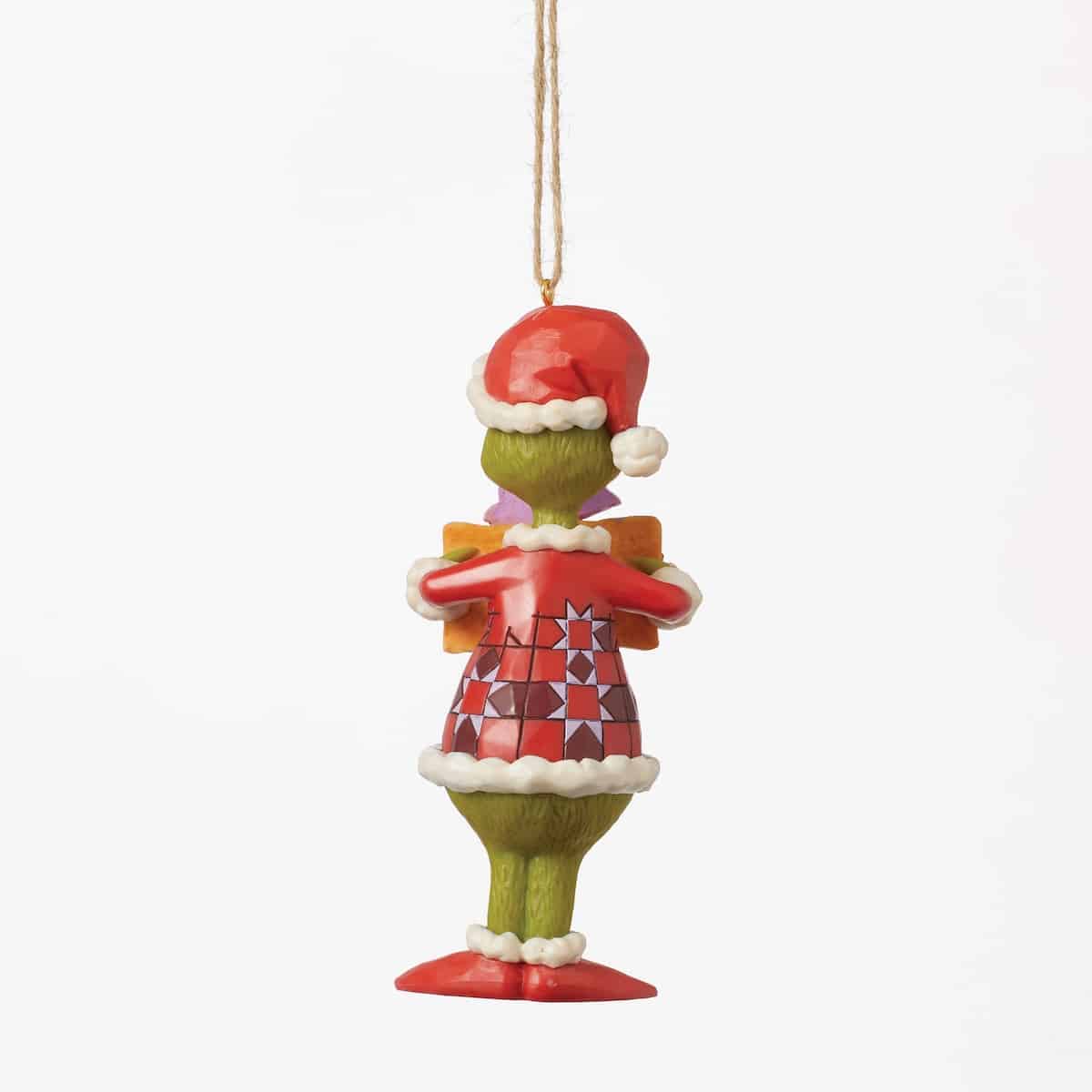 Grinch Merry Whatever Ornament by Jim Shore Back