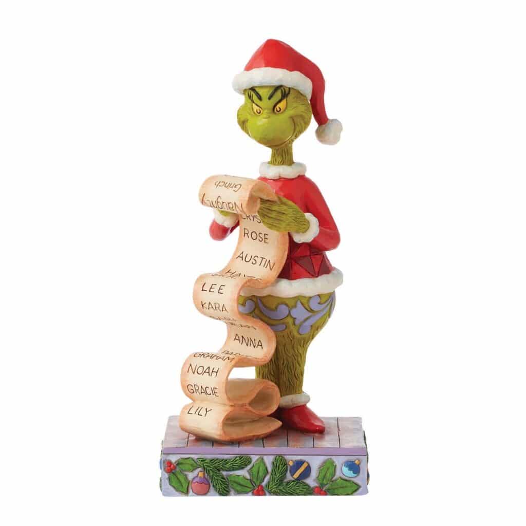 Grinch Naughty Nice List by Jim Shore