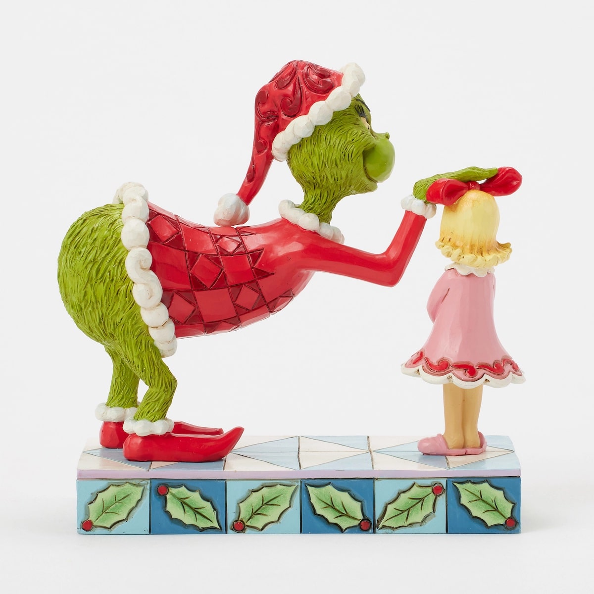 Grinch Pats Cindy Lous Head by Jim Shore Back