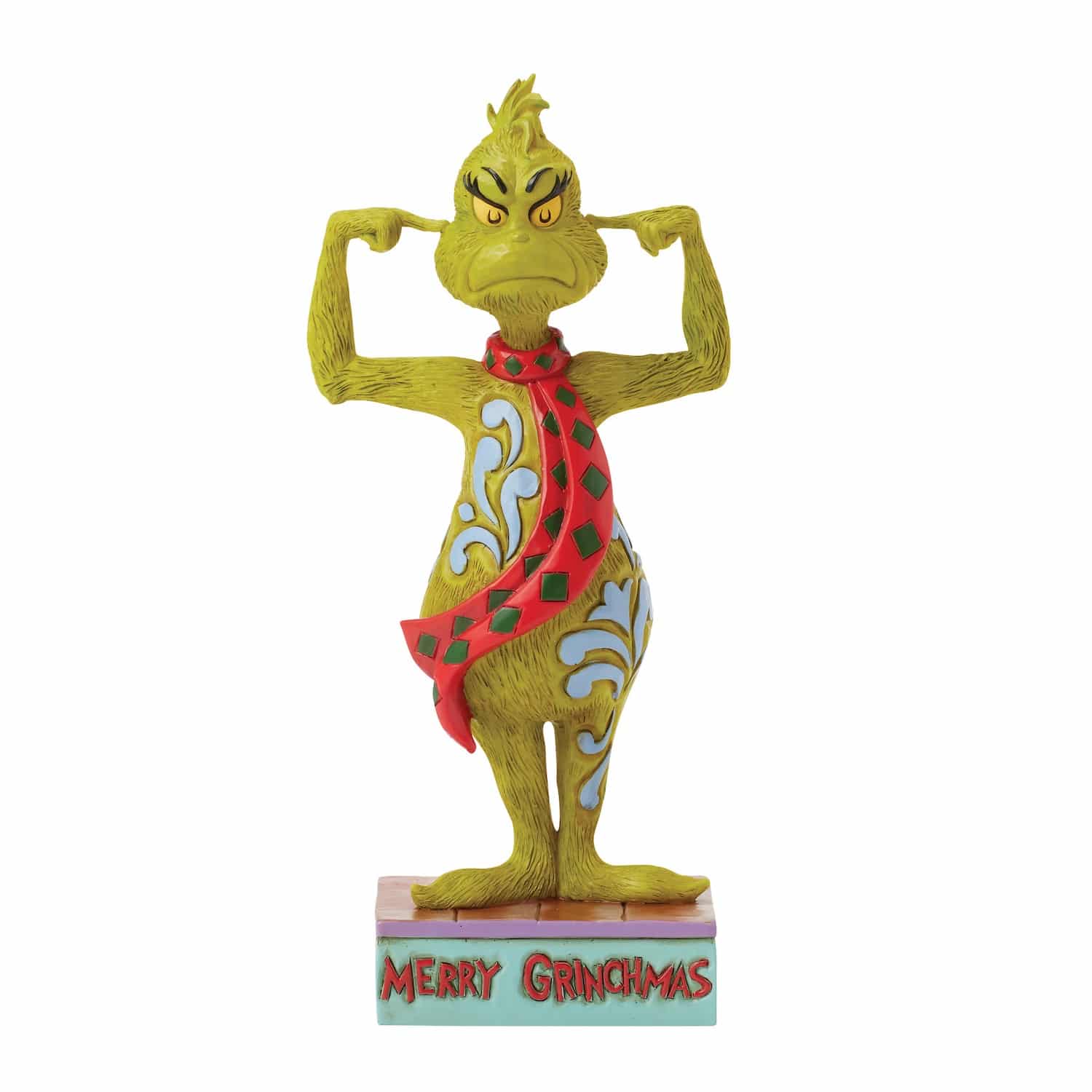 Grinch Plugging His Ears by Jim Shore