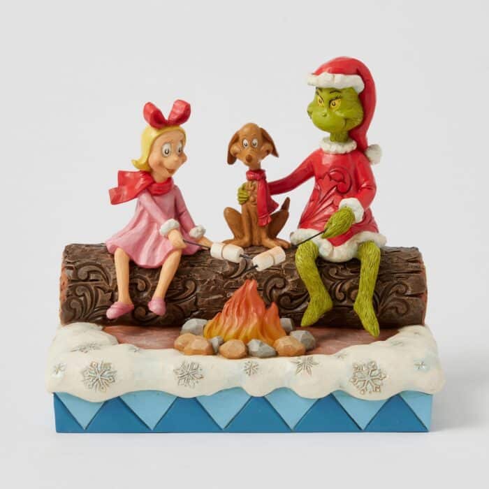 Grinch Roasting Marshmallows by Jim Shore