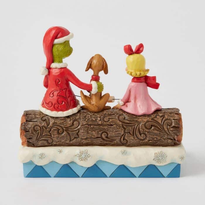 Grinch Roasting Marshmallows by Jim Shore Back