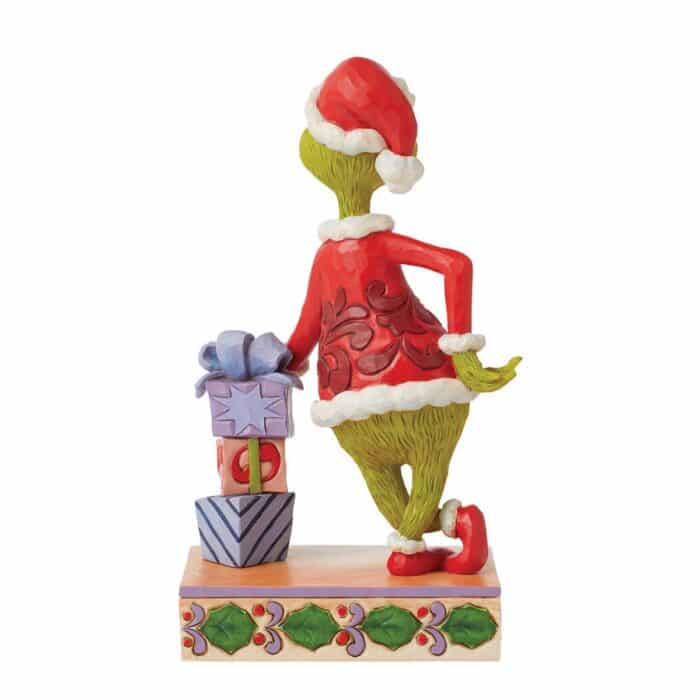 Grinch with Stolen Gifts by Jim Shore Back