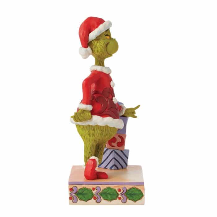 Grinch with Stolen Gifts by Jim Shore Side